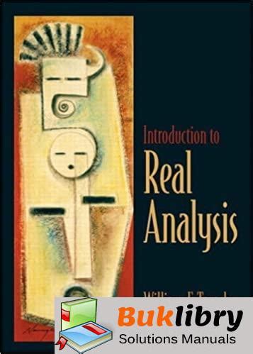 introduction to real analysis trench solutions manual Doc