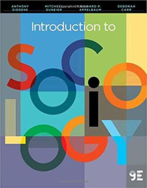 introduction to sociology anthony giddens pdf Epub