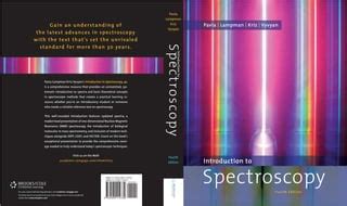 introduction to spectroscopy pavia 4th edition pdf Kindle Editon