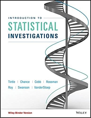 introduction to statistical investigations Ebook Epub