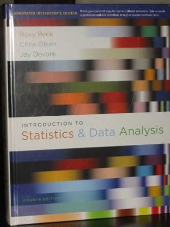 introduction to statistics and data analysis 4th edition pdf Reader