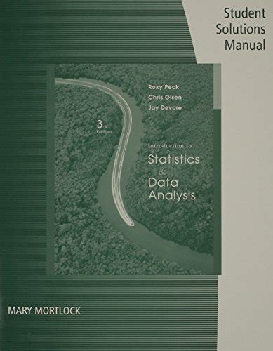 introduction to statistics data analysis 3rd edition solution manual PDF