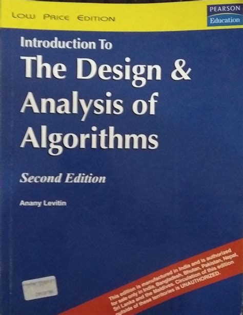 introduction to the design and analysis of algorithms 2nd edition Epub