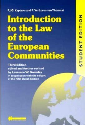 introduction to the law of the european communities PDF