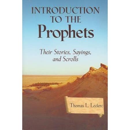 introduction to the prophets their stories sayings and scrolls Doc