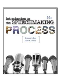 introduction to the speechmaking process 14th edition Kindle Editon