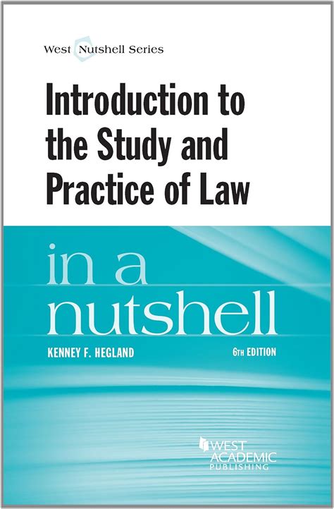 introduction to the study and practice of law in a nutshell nutshell series PDF