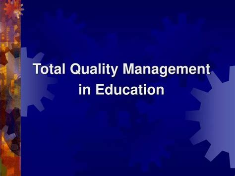 introduction to total quality management slideshare com Doc