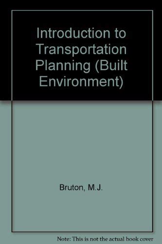 introduction to transportation planning built environment Kindle Editon