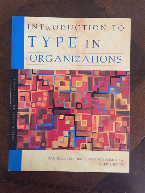 introduction to type in organizations Doc