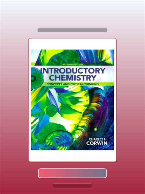introductory chemistry 7th edition corwin Reader