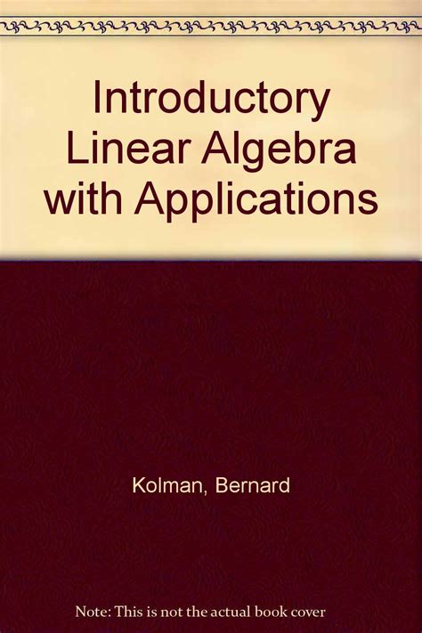 introductory linear algebra with applications Kindle Editon