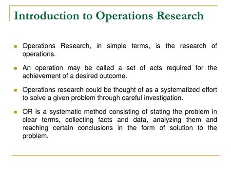 introductory operations research introductory operations research Doc