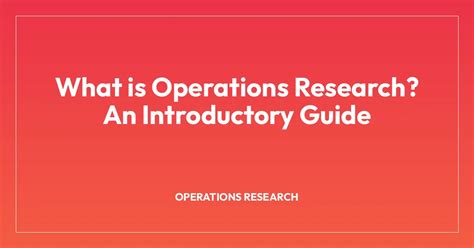 introductory operations research introductory operations research Doc