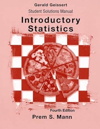 introductory statistics student solutions manual Kindle Editon