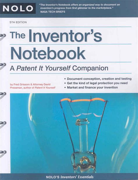 inventors notebook a patent it yourself companion Doc