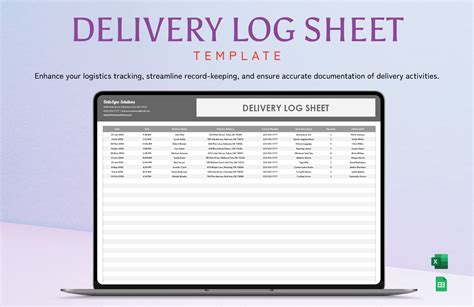 inventory auto delivery log sheet Epub