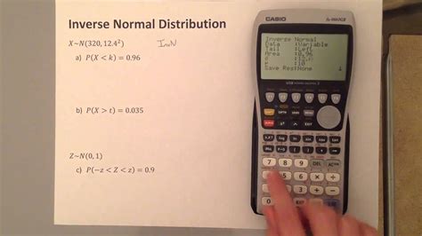 inverse normal distribution calculator