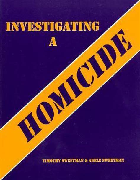 investigating a homicide workbook Epub