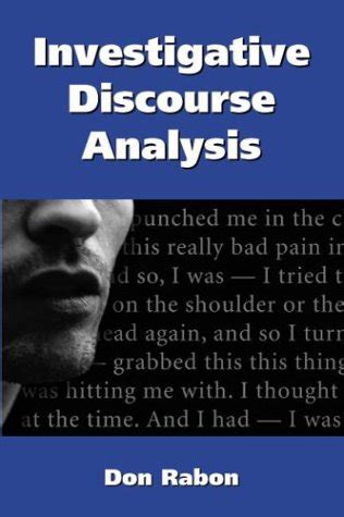 investigative discourse analysis statements letters and transcripts PDF