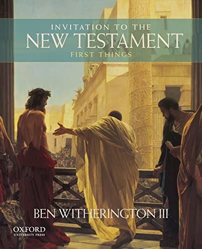 invitation to the new testament first things Kindle Editon