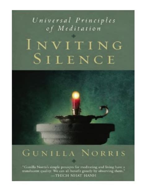 inviting silence universal principles of meditation Reader