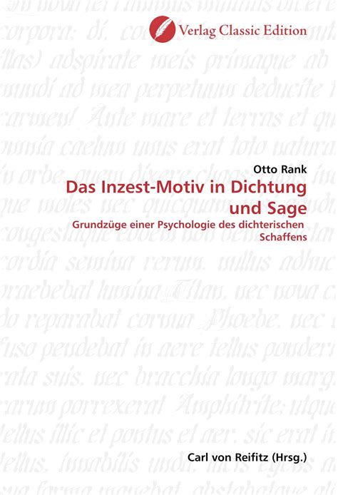 inzest motiv dichtung sage otto rank Epub