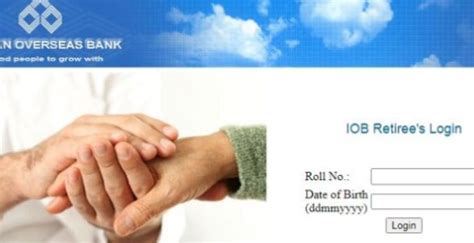 iob retirees portal