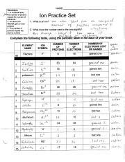 ion and isotope practice set answer key Kindle Editon