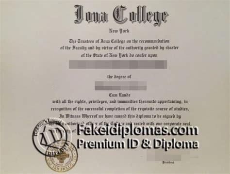 iona university degrees
