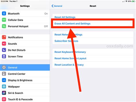 ipad 2 reset all content and settings Kindle Editon