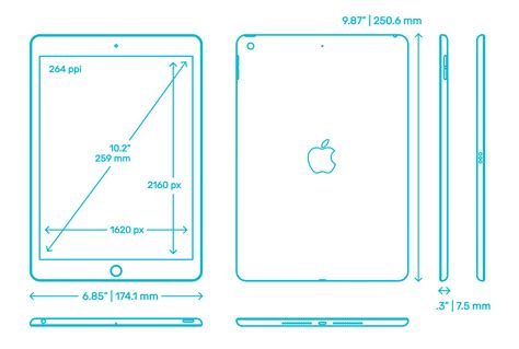 ipad 9th generation dimensions