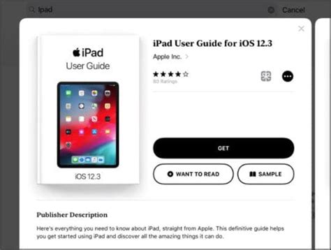 ipad user guide j Reader