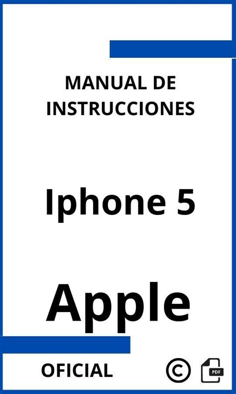 iphone 5 manual espanol Reader