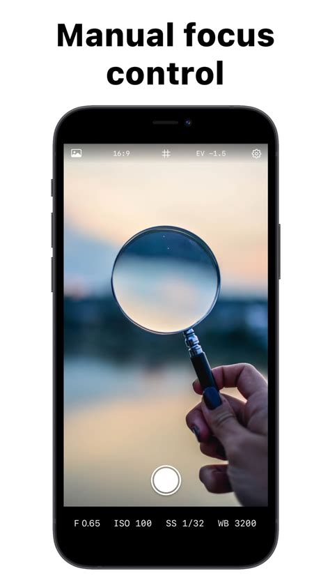 iphone camera app with manual focus Reader