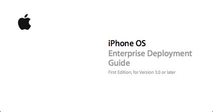 iphone enterprise deployment guide Doc