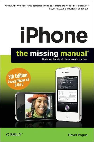 iphone the missing manual PDF