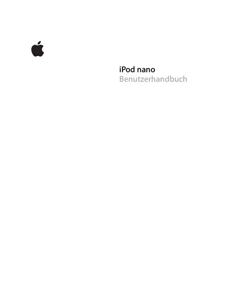 ipod nano generation 4 manual PDF