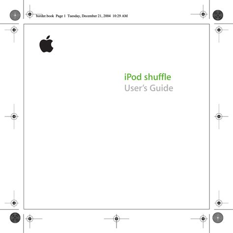 ipod shuffle 1st generation manual Reader