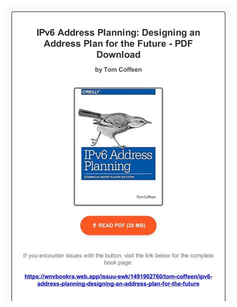 ipv6 address planning designing an address plan for the future Epub