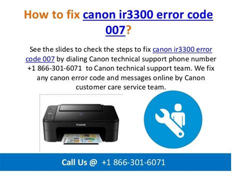 ir3300 error code 00007 Reader