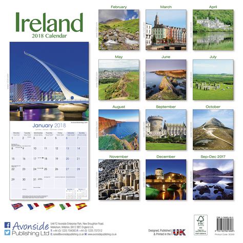 ireland calendar multilingual edition Kindle Editon