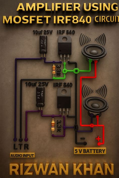 irf840 simple amplifier Kindle Editon