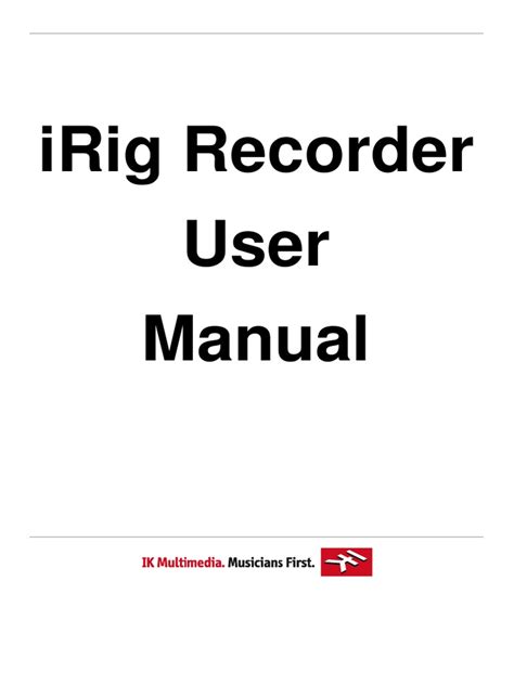 irig recorder user manual Kindle Editon