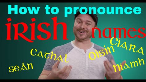 irish names pronunciation