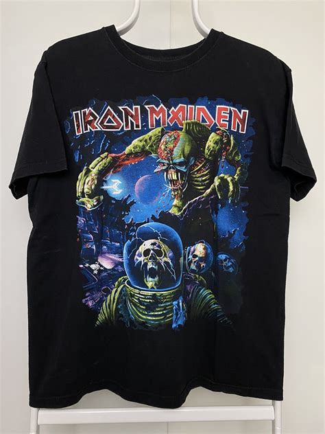 iron maiden retro t shirts