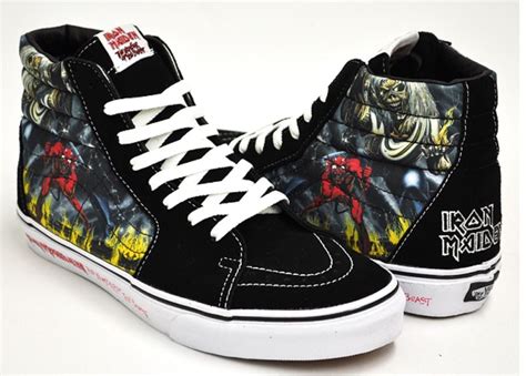 iron maiden shoes vans