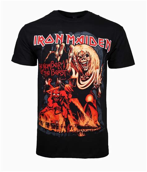 iron maiden t shirts