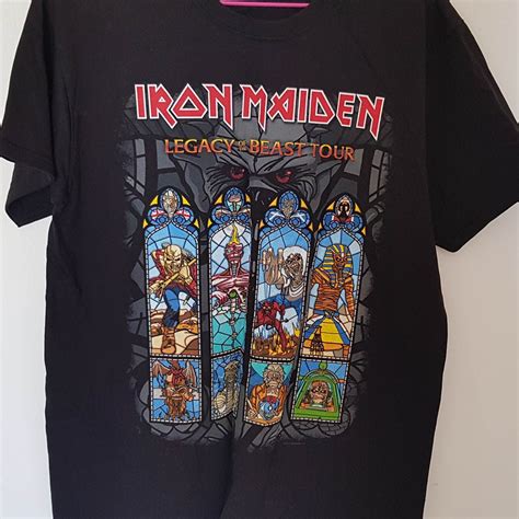 iron maiden tour shirt