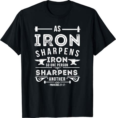 iron sharpens iron shirt